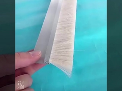 industrial custom wool Aluminium alloy strip brush