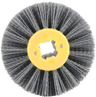 Nylon Abrasive Roller Brush Wheel Industrial Cylinder Brush for Woodgrain Grinding