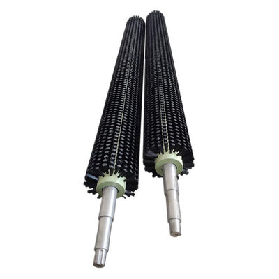 Cleaning Cylinder Metal Industrial Rotary Brushes For Potato Peeling ODM