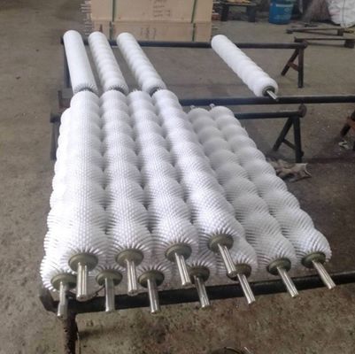 Customized Industrial Roller Brushes Conveyor Belt Cleaning Brush 80mm