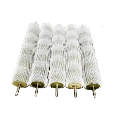 Fruit Vegetable Industrial Roller Brush Rotary Brush Conveyor Belt Cleaners