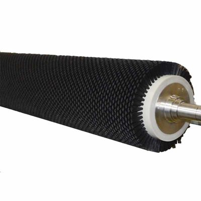 Nylon Bristle Rotary Cylindrical Roller Brush Conveyor Belt Cleaners