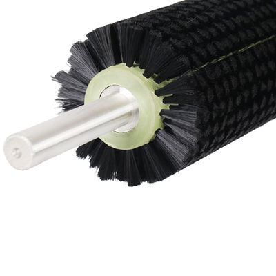 Soft Nylon Cleaning Roller Brush For Glass Cleaning Industrial Cylindrical Brush