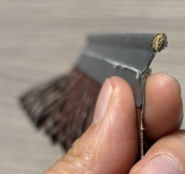 Grit 80#-600# Aluminium Oxide Strip Brush Sandpaper Brush For Polishing Wooden Furniture