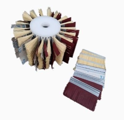 Grit 180 Alumina Sandpaper Roller Sandpaper Sisal Polishing Brush For Wood Polishing Machine