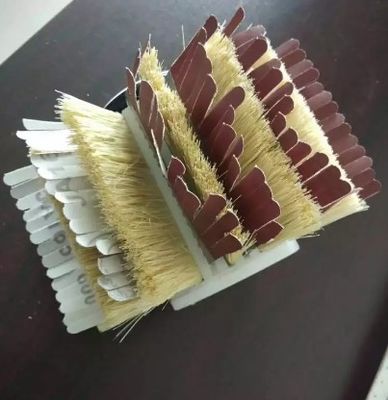 Customized Grit 240 Sandpaper And Sisal Cylinder Roller Brush For Polished Wood Board Surface