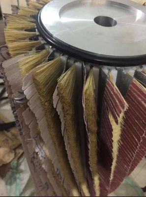 Grit 320 Woodworking Abrasive Paper Sisal Sanding Drum Wheel Brush For Wood Polishing Machine