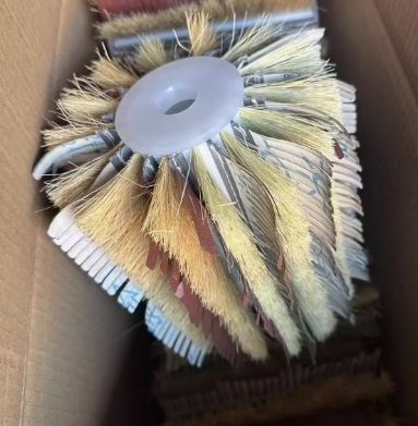 Grit 400 Custom Sanding Drum Brushes Sanding Wood Surface Roller Brush For Sander Machine