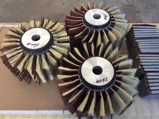 Grit 400 Custom Sanding Drum Brushes Sanding Wood Surface Roller Brush For Sander Machine