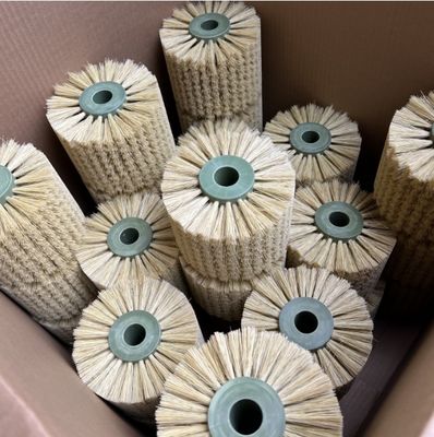 Customized Sisal Bristle Polishing Wheel Brush For Wood Polishing And Burnishing