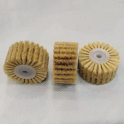 Tufted Sisal Roller Brush Tampico Brush For Polishing Wax And Cleaning Before Painting