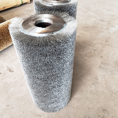 Custom Industrial Grade Roller Brush Stainless Steel Wire Spiral Roller Brush Without Shaft Polishing Brushes