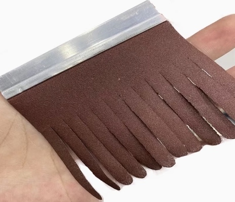 Custom Industrial Alumina Sandpaper Sanding Strip Brush Wood Sanding Paper Brush Sander Brushes