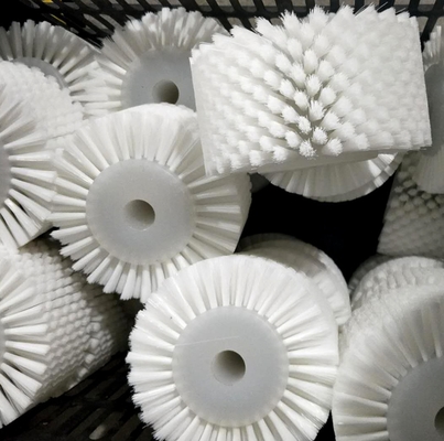Industrial Nylon Bristle Material Roller Brush Custom Size Cleaning Cylinder Brushes For Clean