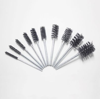 Industrial Custom Silicon Carbide Pipe Brush Abrasive Twisted Wire Brush For Hardware Polishing