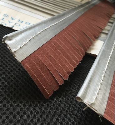 Industrial Custom Sanding Brush Alumina/Silicon Carbide Material Bristles Bamboo Stick Base Strip Brush For Wood Craft Polishing