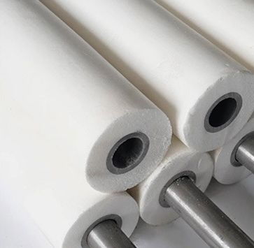 Industrial Customized Absorbent Sponge Rollers Polyvinyl Alcohol Material Absorb Water Sponge Roller For Glass Industry