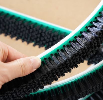 Custom Industrial Brushes Nylon Bristle Material Conveyor Belt Brush For Mechanical Support And Conveying