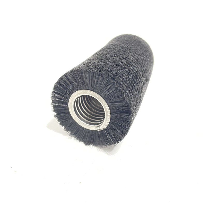 Nylon Spring Spiral Industrial Roller Brush Cleaning Custom