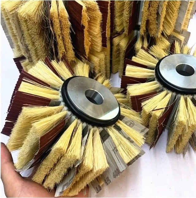 Grit 320 Woodworking Abrasive Paper Sisal Sanding Drum Wheel Brush For Wood Polishing Machine