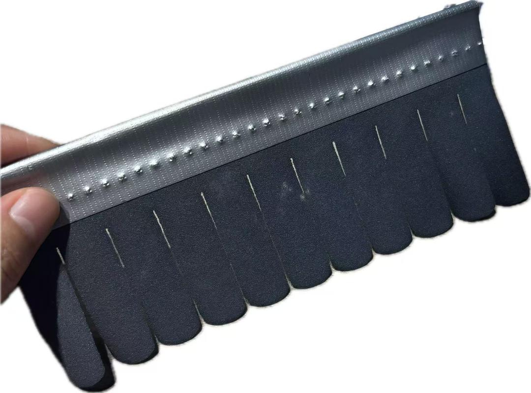 Industrial Custom Sanding Brush Alumina/Silicon Carbide Material Bristles Bamboo Stick Base Strip Brush For Wood Craft Polishing